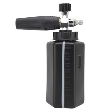 Imagem de LiebeWH Arruela de Pressão Ajustável de Aço Inoxidável, Canhão de Espuma 1l, para Pulverização Rápida, Detalhamento de Carro, Jardim, Gramado, Limpeza Portátil, Uso Eficiente