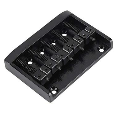 Imagem de Acouto Acessório de Substituição do Arremate da Ponte de Baixo Elétrico de Metal Premium de 5 Cordas - Alta Resistência, Anticorrosão e Fácil de Instalar - Baixos Convencionais Perfeitos de 5 Cordas