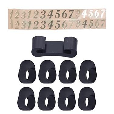 Imagem de Nome do produto otimizado: capa de dedo de tambor proteção de silicone protetor de ponta de dedo conjunto de suporte número adesivo qualidade acessórios de bateria equipamento percusivo.