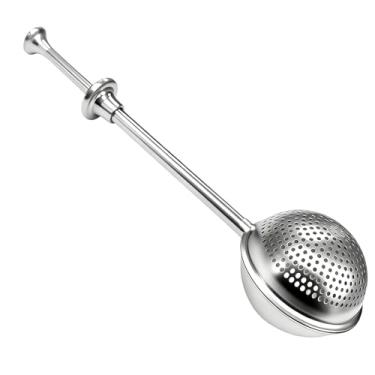 Imagem de Polvilhador De Farinha Para Assar Pão - Coador De Chá Multifuncional Em Aço Inoxidável Com Malha Fina,Polvilhador Agitador De Farinha E Peneiras Para Assar | Para Sal, Pimenta, Amido, Especiarias, Chá