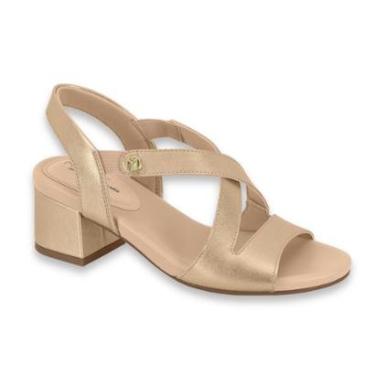 Imagem de Sandalia Feminina Modare Confortavel Salto Bloco Medio Ortopedico Calce Fácil Moda Casual/Festa Ref:-Feminino