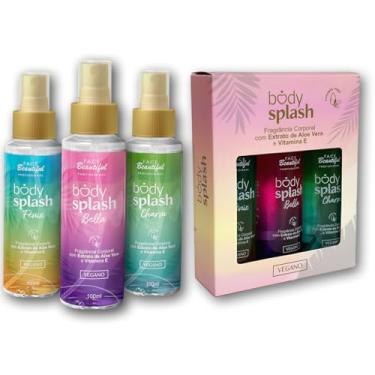 Imagem de Kit Body Splash Com 03 Fragâncias Face Beautiful 100ml (02)