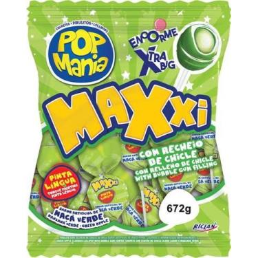 Imagem de Pirulito pop maxxi 28g c/24, MACA VERDE