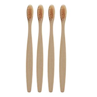 Imagem de Semme Escovas de Dentes de Bambu, Macias para Gengivas Sensíveis Com Cabo Perfeito, Escova de Dentes Sustentável para Adultos e Crianças (2)