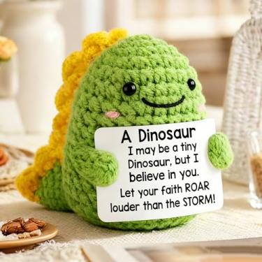 Imagem de Kit de animal de crochê fofo – decoração artesanal estilo girassol, arte artesanal, presente de decoração para festivais de Natal, aniversário para mulheres ou homens