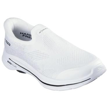 Imagem de Skechers Performance GO Walk 8-125926 Tênis feminino sem cadarço, Branco/preto, 35