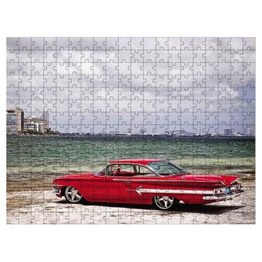 Imagem de Quebra-Cabeça Nostalgia E Educativo 300 Peças Carrão Antigo