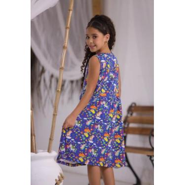 Imagem de Vestido Infantil Viscolycra Leve Confortável Infanto Juvenil Criança I