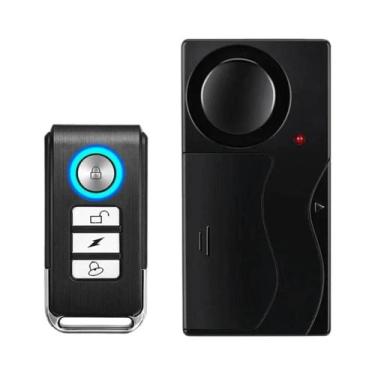 Imagem de Alarme De Vibração Sem Fio Para Portas E Janelas 110dB Com Controle Re