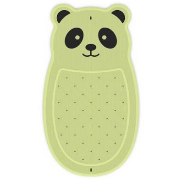 Imagem de Tapete de banheira patenteado antiderrapante, material seguro para crianças, borracha, sem cheiro, tapete de banho antiderrapante para bebês 81 x 45 cm, superfície texturizada e ventosas duplas