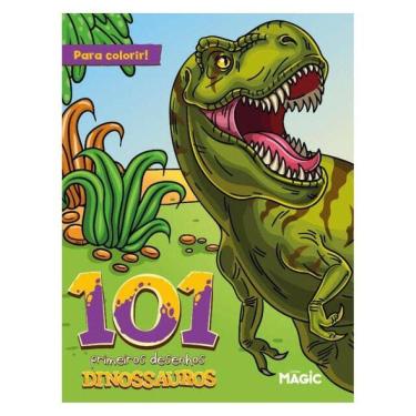 Imagem de Dinossauros - 101 Primeiros Desenhos Para Colorir