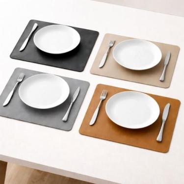 Imagem de Kit 4 Jogos Americanos Sousplat Mesa Posta Elegante Moderno Decorativo