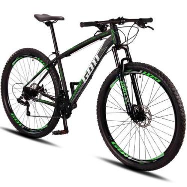 Imagem de Bicicleta Aro 29 Alumínio Gott 24v Freio a Disco X-Treme, Preto, Verde