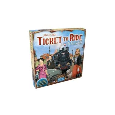 Imagem de Galápagos, Ticket to Ride: Polônia (Expansão), Jogo de Tabuleiro para Amigos, 2 a 4 jogadores, 30 a 60 minutos por partida