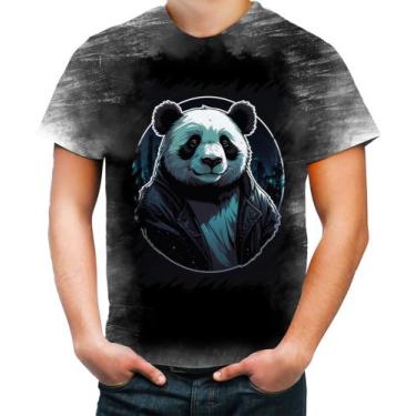 Imagem de Camiseta Desgaste Panda Com Roupa Estilosa 6 - DESIGN CAMISETAS, INF 1