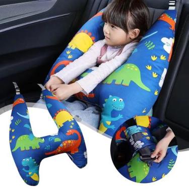 Imagem de Kit de travesseiro e ajustador de cinto de segurança de carro para din