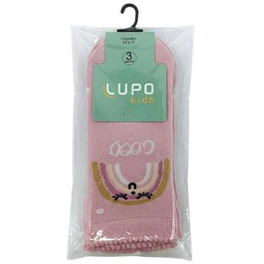 Imagem de Meia Sapatilha Infantil Feminina Kit 3 Pares Casual Dia a Dia Conforto Lupo 02680-989