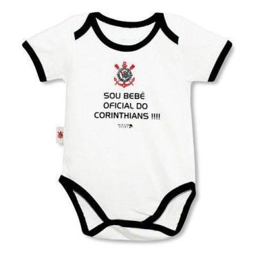 Imagem de Body Bebê Oficial Corinthians - Unissex