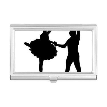 Imagem de Estojo com porta-cartões de visita para dançarino de desempenho esportivo