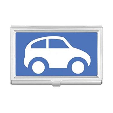 Imagem de Carteira de bolso para cartões de visita com estampa ambiental de veículos energéticos