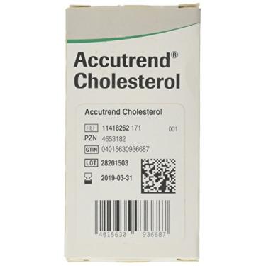 Imagem de Accutrend Cholesterol c/ 25 Tiras Reagentes