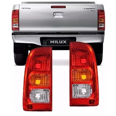Imagem de Par Lanterna Traseira Pick Up Hilux 2005 2006 2007 2008 2009 2010 2011
