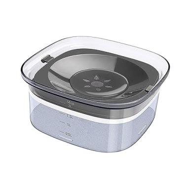 Imagem de Generic Tigela de água para cães, alimentador lento, tigela flutuante para cães, bebedor de água para animais de estimação transportado em veículos para, Claro