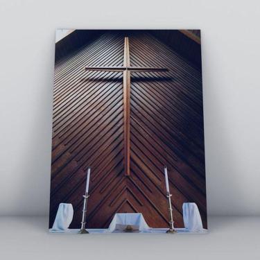 Imagem de Quadros TAC Religião Cristã 057 - 20x30cm - MDF Colorido