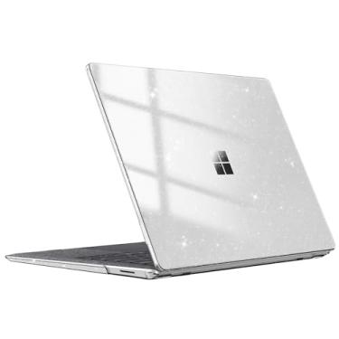Imagem de Fintie Capa protetora para laptop Microsoft Surface de 13,5 polegadas 5/4/3/2 com teclado Alcantara (modelo: 1958/1950/1867/1769) - capa rígida de encaixe fino, transparente brilhante