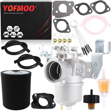 Imagem de YOFMOO Carburador com espaçador de admissão Kit de junta de junta compatível com Yamaha G2 G5 G8 G9 G11 motor de 4 ciclos Gas Club Carrinho de golfe G2-G11 1985-1995 5928 4745 4767 J38-14101-00 01 02
