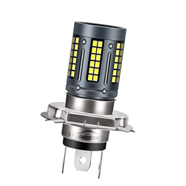 Imagem de Ruiandsion Farol de motocicleta H4 9003 H2B LED 10-30V farol de motocicleta farol de alta luminosidade, substituição de chip super brilhante para DRL branco 6000K 2016 84SMD