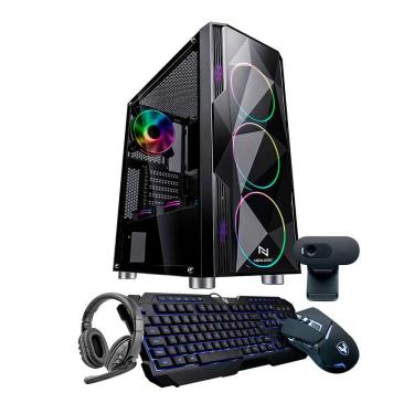 Imagem de Kit - Pc Gamer Intel I5 10400F 16Gb (Rtx 3060 12Gb) Ssd 240Gb + Hd 1Tb 600W 80 Plus Neologic Streamer - Nli84586