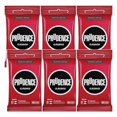 Imagem de Camisinha Prudence Clássico Com Kit 18 Preservativos Masculino