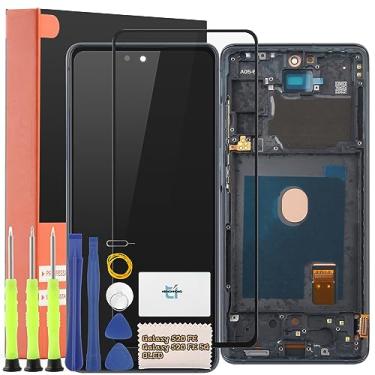 Imagem de Tela de substituição OLED para Samsung Galaxy S20 FE para Samsung Galaxy S20 FE 5G Display LCD Touch Screen Digitalizador com ferramentas de reparo (suporte a impressão digital)