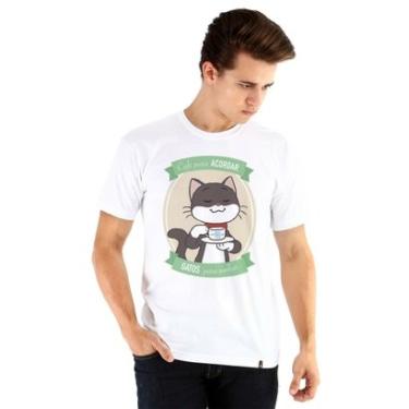 Imagem de Camiseta Ouroboros manga curta Café e Gatos-Masculino