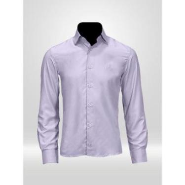 Imagem de CAMISA MASCULINA MANGA LONGA LILÁS VICTOR VARRENS-Masculino
