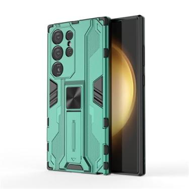 Imagem de Para Samsung Galaxy S24 Ultra Capa Suporte Magnético de Carro Armadura à Prova de Choque Capa de Telefone Para Samsung S24 Plus S 24 Ultra Capa Traseira, Verde, Para Galaxy S24 Ultra