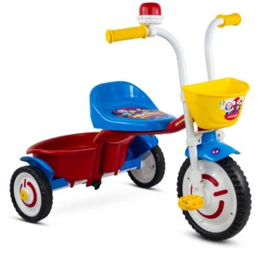 Imagem de Bicicleta Triciclo Infantil Nathor Homem Aranha Princesas