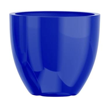 Imagem de Vaso Fibra De Vidro Grande 57cm Tipo Vietnamita Viena (Azul Royal)
