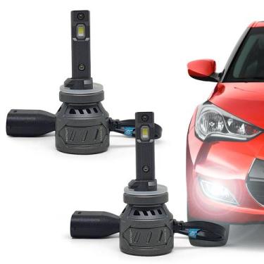 Imagem de Par Lâmpadas H27 Farol Milha Kia Soul 2010 2011 2012 2013 Ultra Led 10
