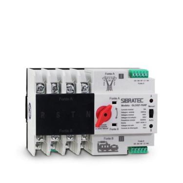 Imagem de Chave de Transferência Automática Rede x Gerador Modelo 4 Polos GLOQ7 