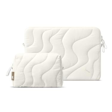 Imagem de tomtoc Conjunto de capa protetora para laptop 360 para MacBook Air de 13 polegadas M3/A3113 2024, M2/A2681, MacBook Pro M2/A2686 de 13 polegadas, bolsa acolchoada macia para Surface Pro 11º Copilot +