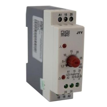 Imagem de Relé de Tempo 220v Digmec - DIGIMEC, Branco e Cinza