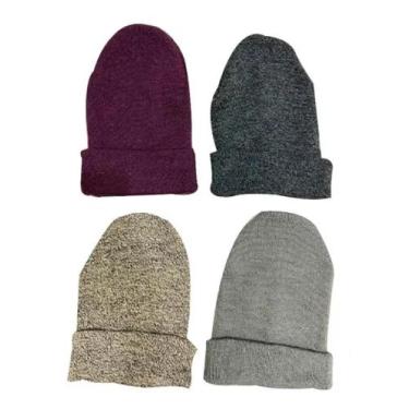Imagem de Kit 10 Touca Gorro Lã Frio Cores Variadas Atacado