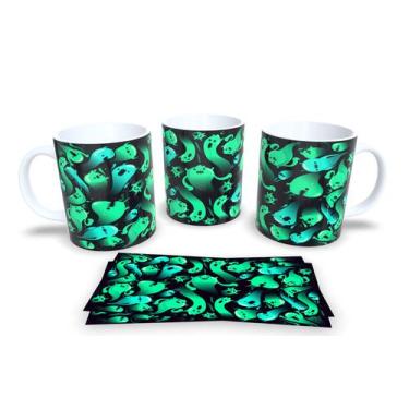 Imagem de Canecas de Porcelana Personalizadas Halloween 2 - Estampa Sublimada, M