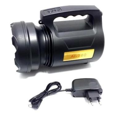 Imagem de Lanterna Holofote Lampião Recarregável Alta Potência 30W T6 - Td 6000