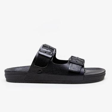 Imagem de Chinelo Masculino Slide Democrata Easy Weekend Preto, Preto, 40