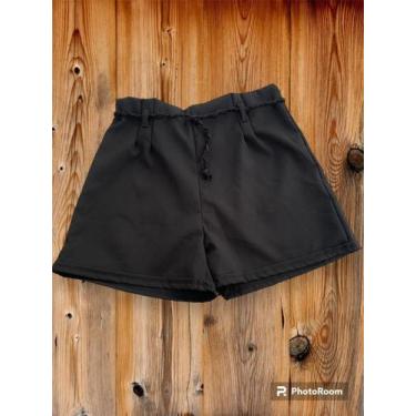 Imagem de short alfaiataria modelo cordinha - AHSTEX, M, Rosa
