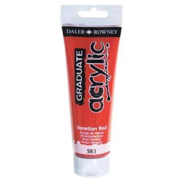 Imagem de Tinta Acrílica Graduate 120ml Verm. Veneza 583 Daler Rowney, VENETIAN 