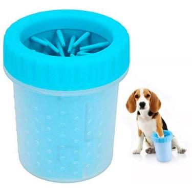 Imagem de Lava Patas de Silicone Para Cães e Gatos AZUL tamanho M CBRN20690 - CO